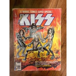 KISS 1977 MARVEL BLOOD #1 COMIC BOOK VINTAGE ACE PETER GENE & PAUL-Missing Pages